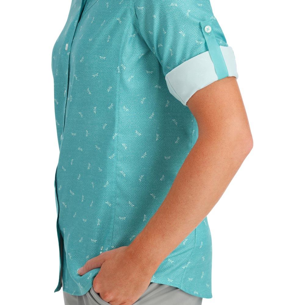 Simms Isle Shirt Women's in Dragonfly Gulf Blue